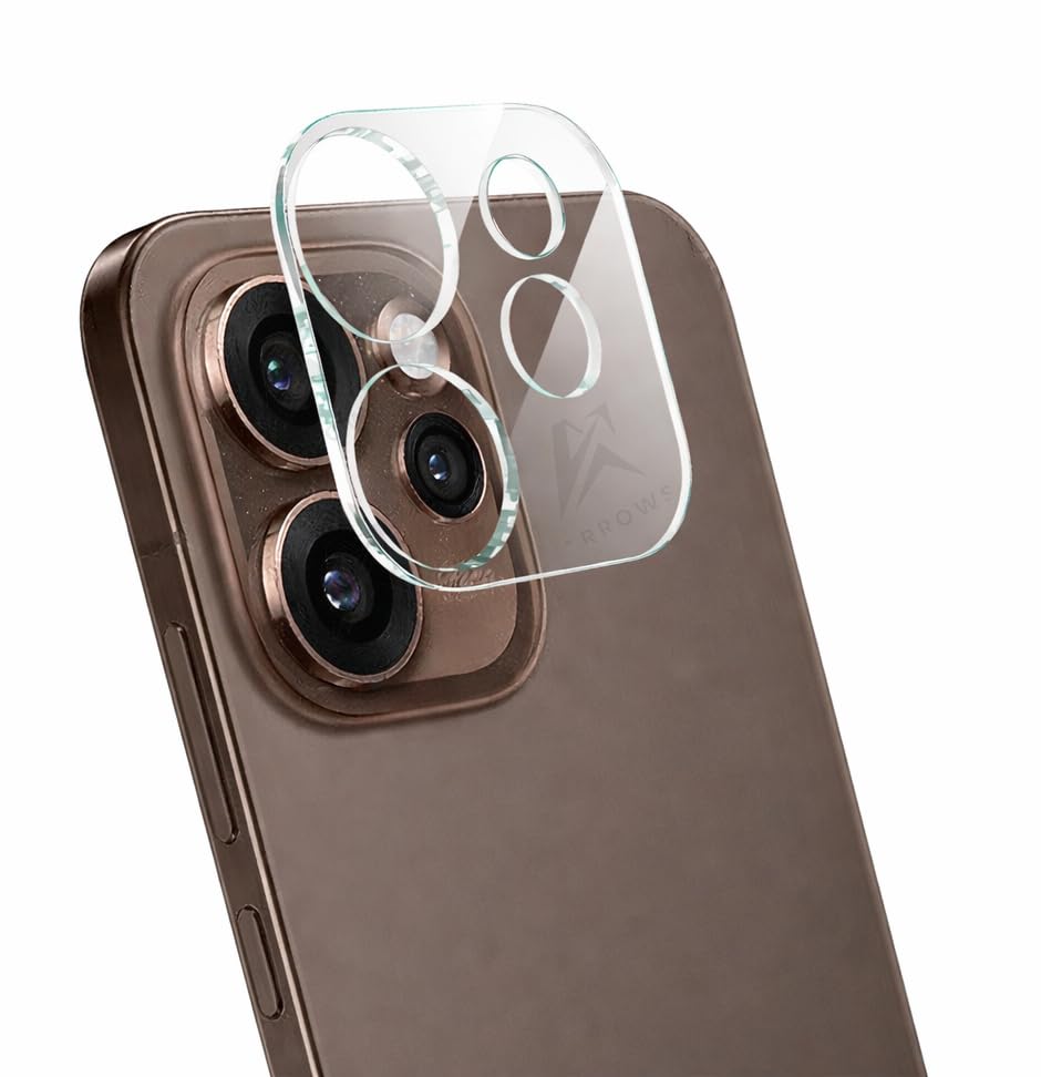 ARROWS Camera Lens Protector for Oppo Reno 15 Pro, Tempered Glass, Full Coverage, Drop Protection