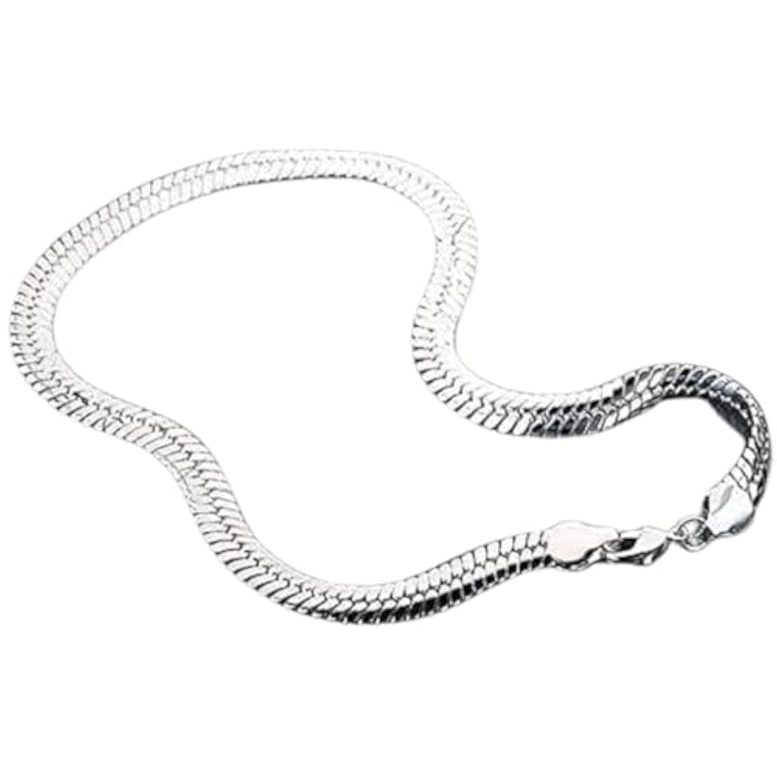 Men's Snake Chain Stainless Steel Silver Plated Platinum Fashion Year