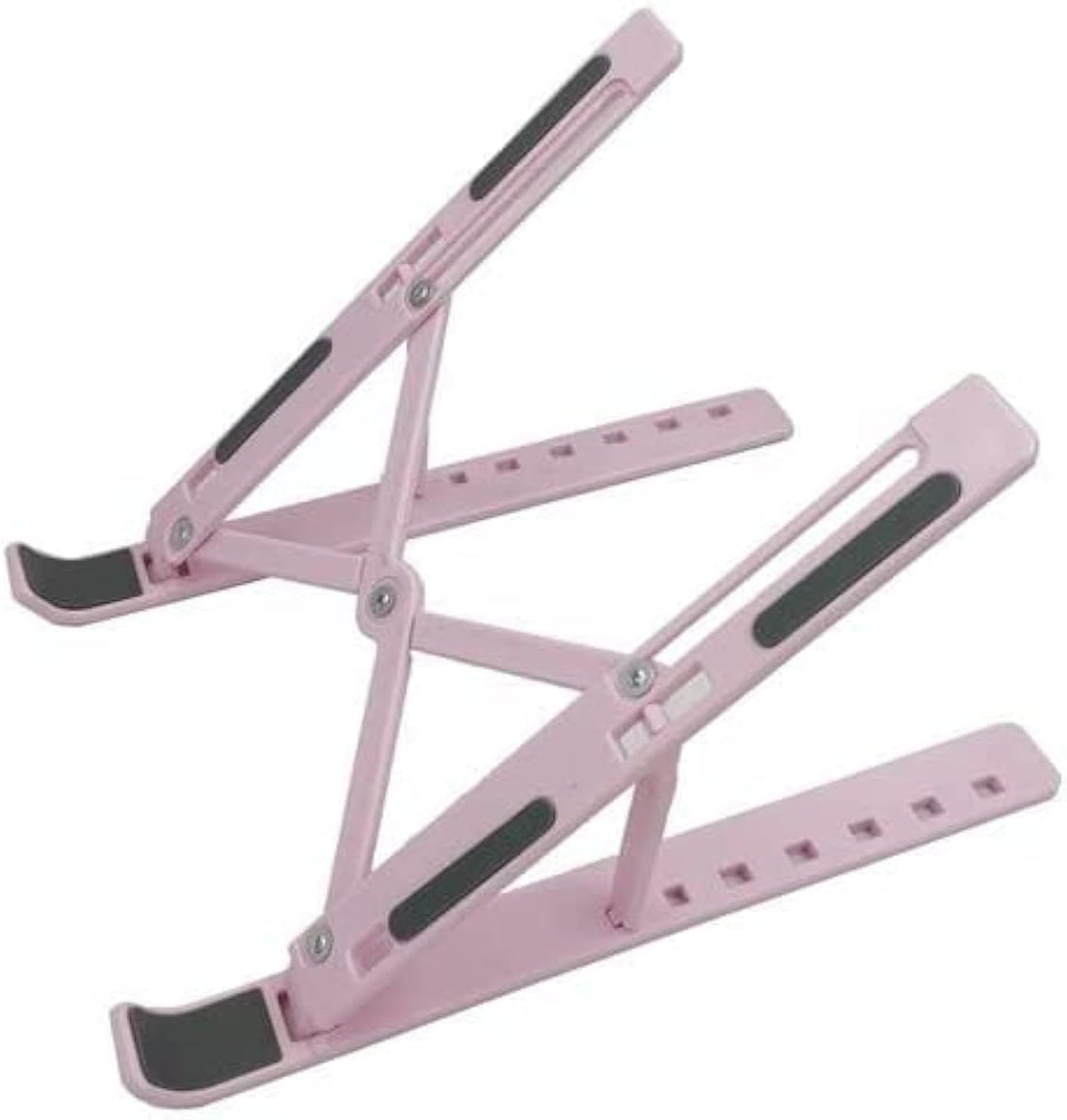 Plastic Foldable Adjustable Multi-Position Tablet Holder Laptop Stand Compatible with iPad, Tablets and Laptop