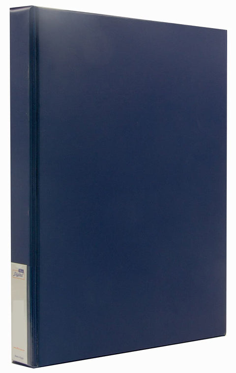 Digital a4 ring binder, 2 ring d shaped, 4 cm - navy blue
