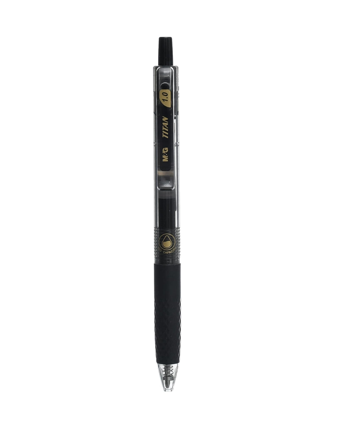 M&G TITAN Gel Pen, 0mm Bold Tip for Smooth Writing, Notes, and Signatures, Black
