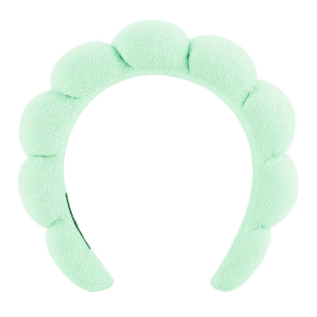 Spa Headband Hair Band for Women - Puffy Sponge Headbands for Washing Face Hair Headband for Skincare, Makeup Removal, Shower - Soft Absorbent Terry Towel Cloth Fabric