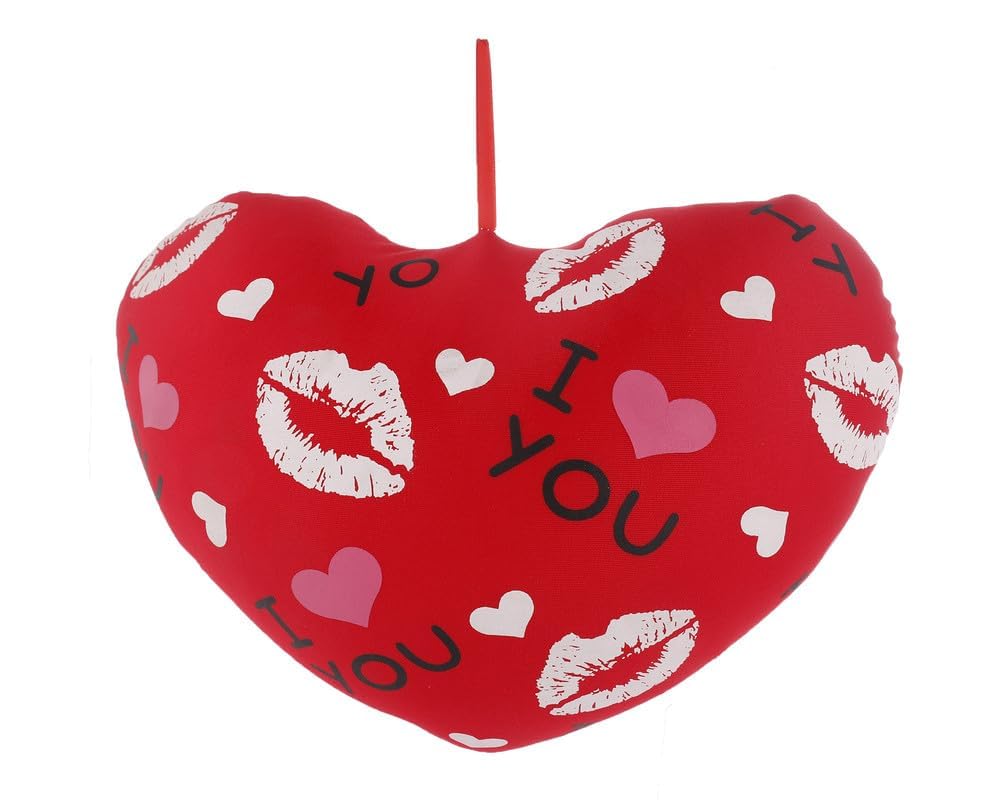 3A Cork Stuffing Heart Bear with Handle for Kids - Red A-146