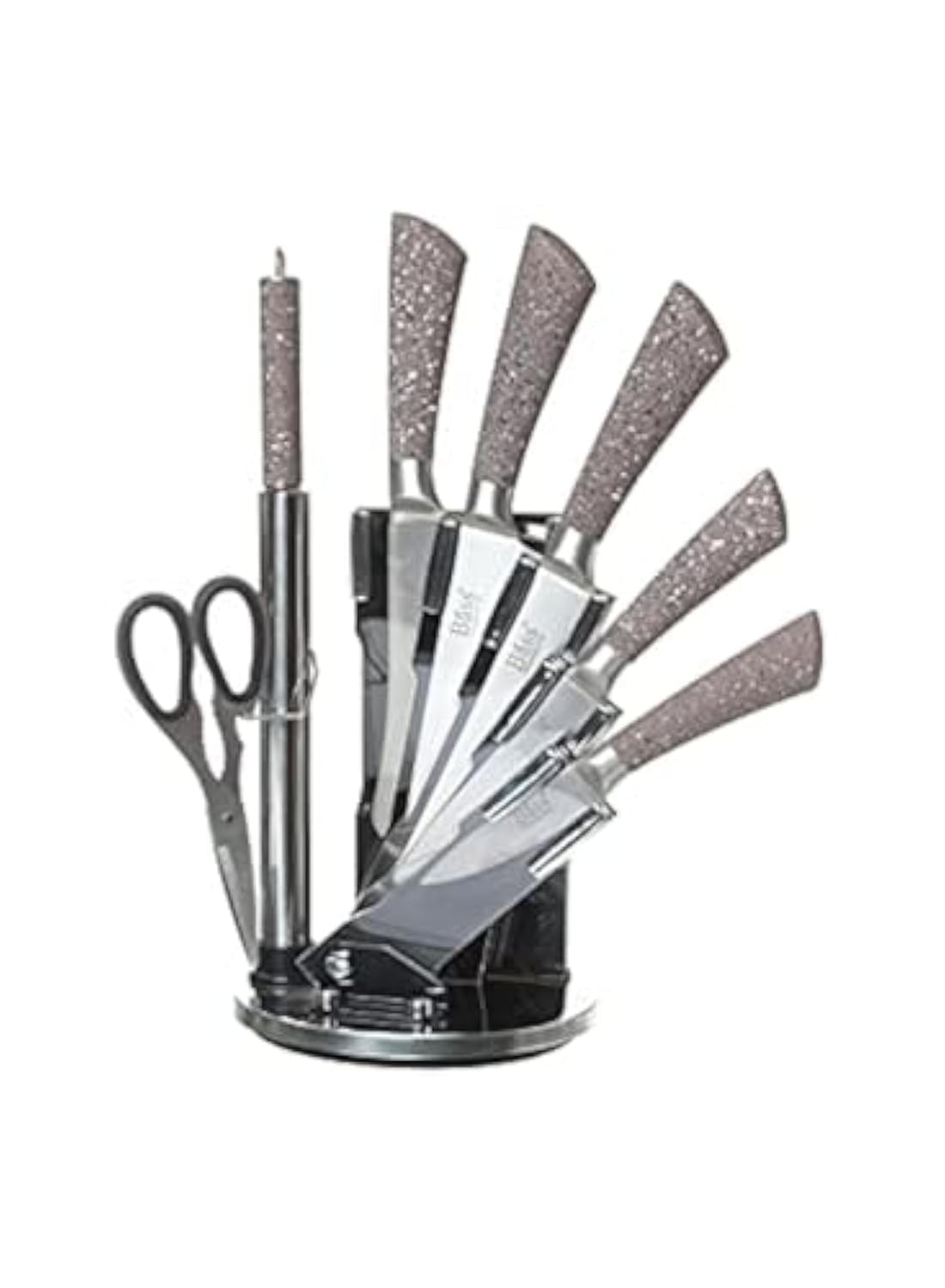 Bass Knives - Brown, Set of 8 Pieces