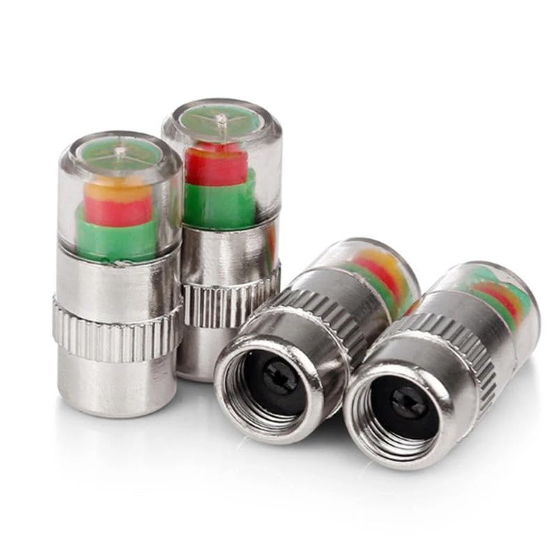 MySouqEg | Store Car Tire Pressure Indicator Tire Pressure Gauge Indicator Alert Monitoring Valve Cap Sensor External Valve Detection (2)
