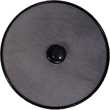 Frying Pan Splatter Guard Stainless Steel Knob Metal Splash Cover Grease Screen is Rust Free Protector Pot Lids Oil Proofing Non Stick Extra Fine Mesh Weave Suitable for Frying and Cooking(28CM)