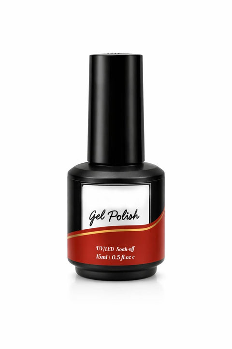 Neon Red Gel Polish 15ml, Glossy Finish Soak Off UV LED Gel Polish for Nail Art, Salon & DIY Manicure at Home