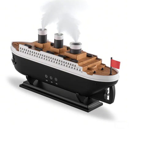 Ship Shape Oil Humidifiers 250ml Remote Control Ultrasonic Jellyfish Aroma Diffuser for Room