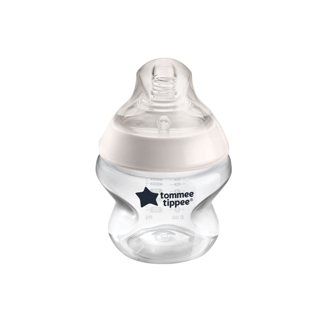Tommee Tippee Closer To Nature Newborn Feeding Bottle, 150 Ml, Clear, Piece Of 1