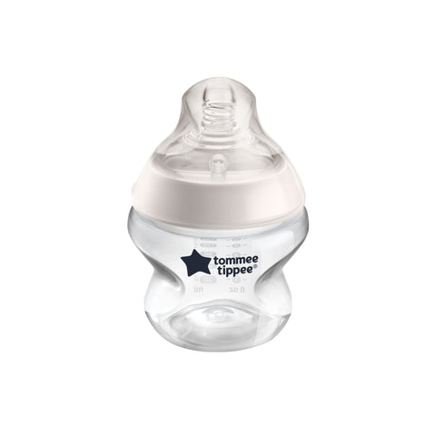 Tommee Tippee Closer To Nature Newborn Feeding Bottle, 150 Ml, Clear, Piece Of 1