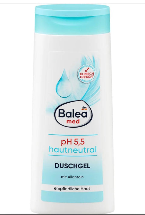 Shower gel with allantoin, pH 5.5, skin-neutral, 300 ml, With allantoin,Soap-free formula protects against dryness,Clinically proven