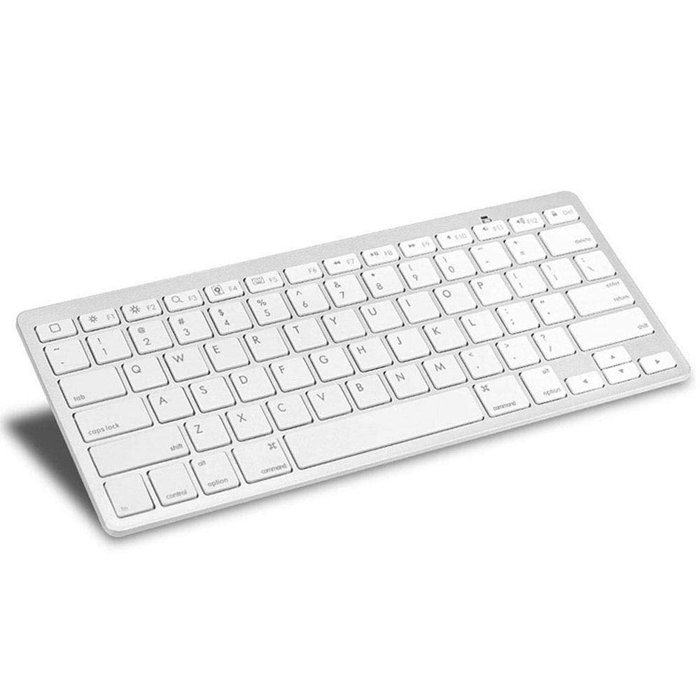 Universal Wireless Bluetooth 3.0 Keyboard for iPad Pro - White