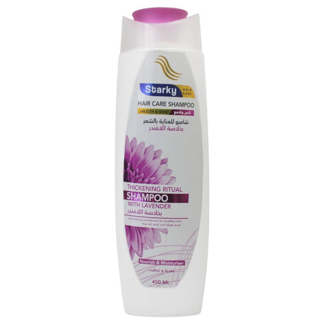 Starky Hair Care Shampoo With Lavender Smooth&Shiny Nourish&Moisturiser-400ml
