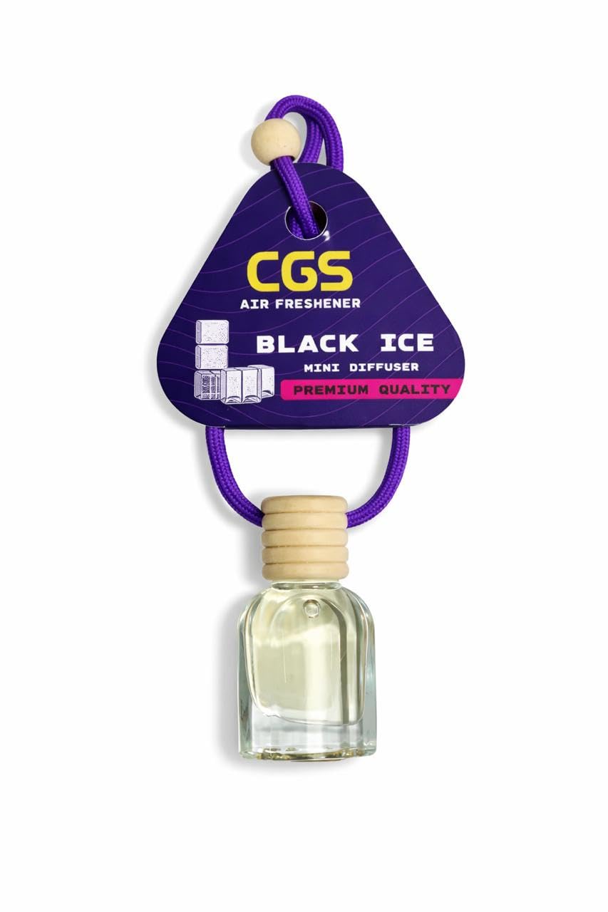 Black Ice Mini Car and Home Air Freshener Diffuser From CGS, Premium Quality