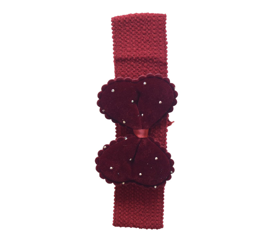 Daphne Children Stick Bow Hair Band - Red