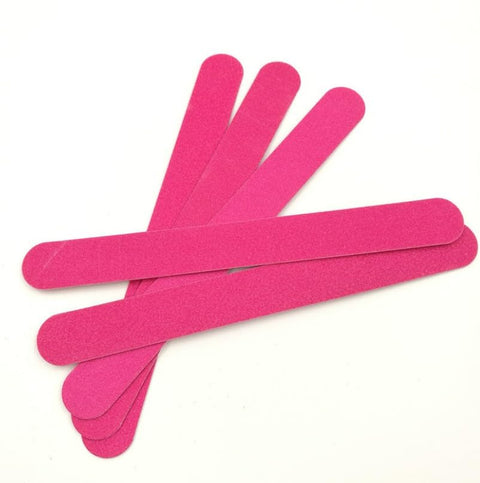 Nail File Large Emery Boards for Nails,180 Grit Nail Files for Natural Nails, Thin Emory Nail File Pack Manicure Tool for Home Use 10PCS-17cm *2CM - MULTICOLOR