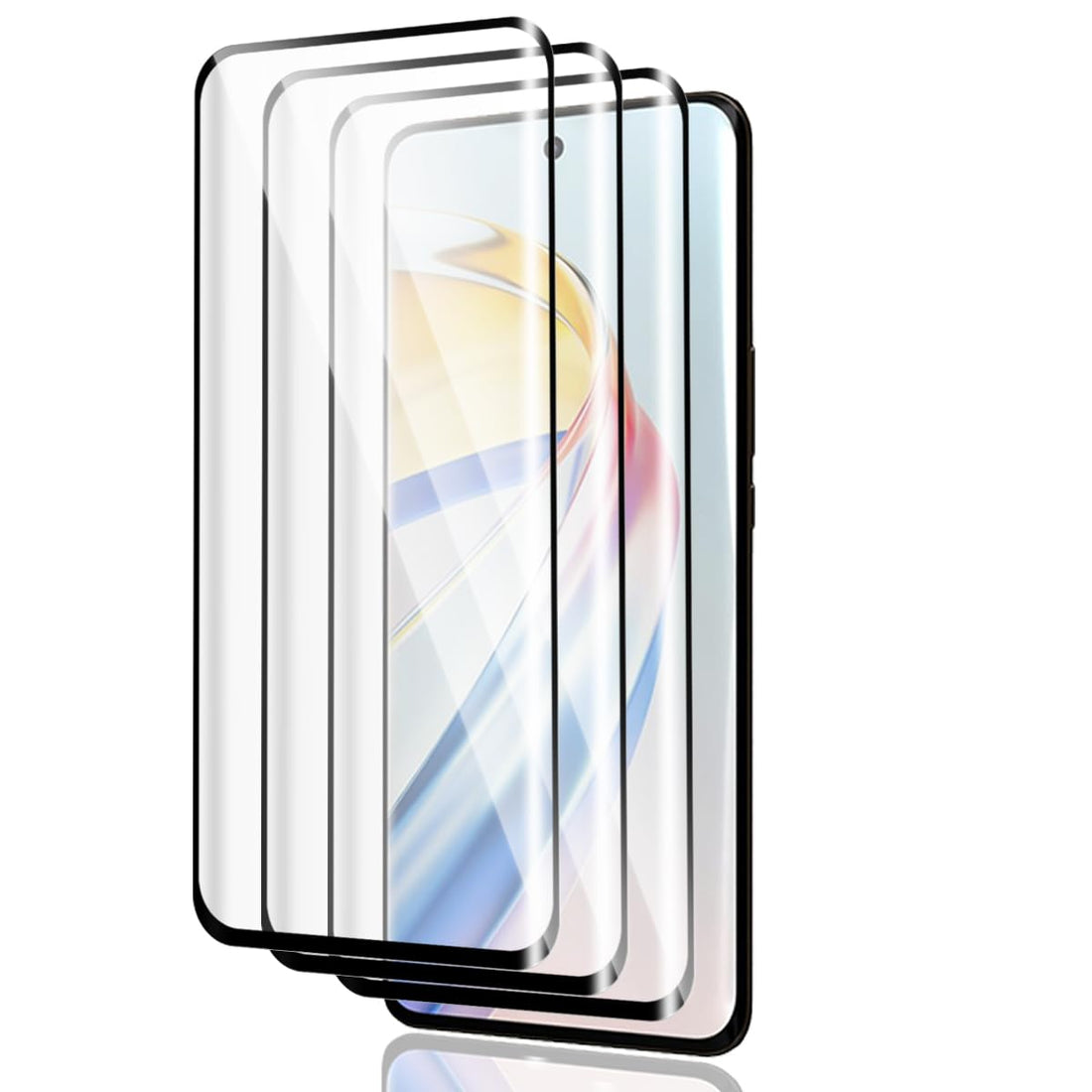 Teenrpov Honor X9b Screen Protector - Tempered Glass [Pack of 3], 9H / HD Anti-Scratch Protection