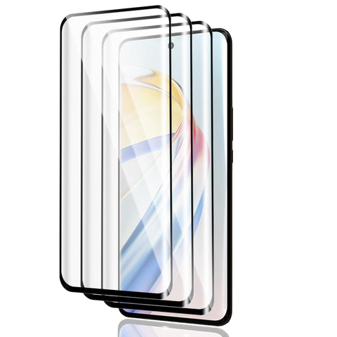 Teenrpov Honor X9b Screen Protector - Tempered Glass [Pack of 3], 9H / HD Anti-Scratch Protection