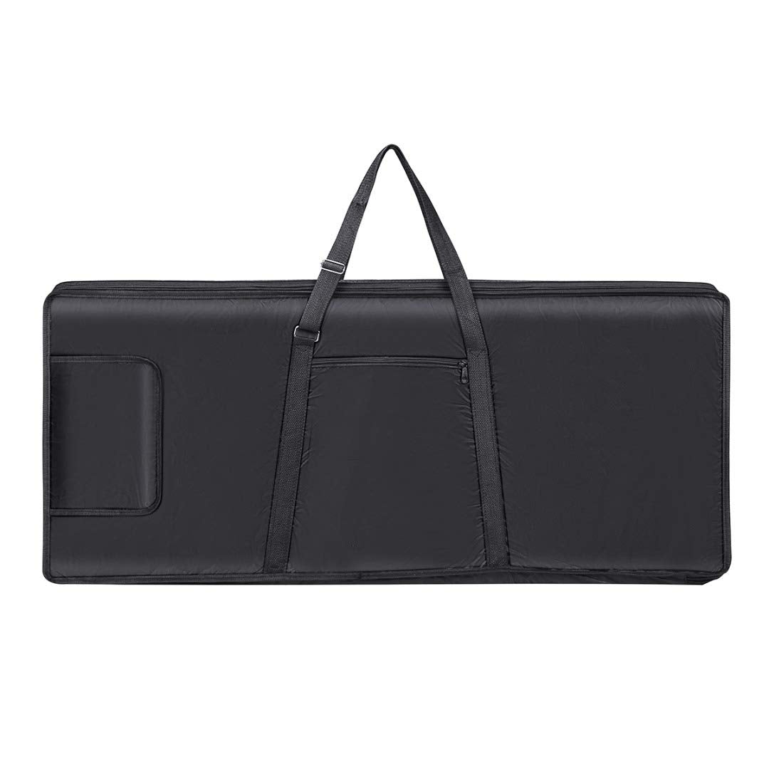 61 Key Keyboard Gig Bag Electric Piano Case Padded with 5mm Cotton,Shoulder Strap and Storage Pocket 39'' x 16" x 6''