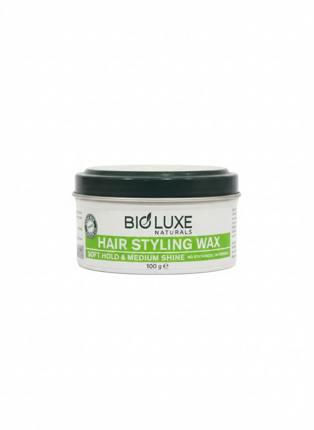 Bio Luxe Wax Medium Hold & Max Sheen 100gm green
