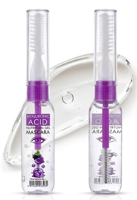 Hyaluronic Acid Nutrition Gel Mascara – For Eyelash Growth and Strength with Brush ApplicatorEyelash Growth Serum | Eyebrow Enhancer for Longer and Thicker- 1 pc (purple)
