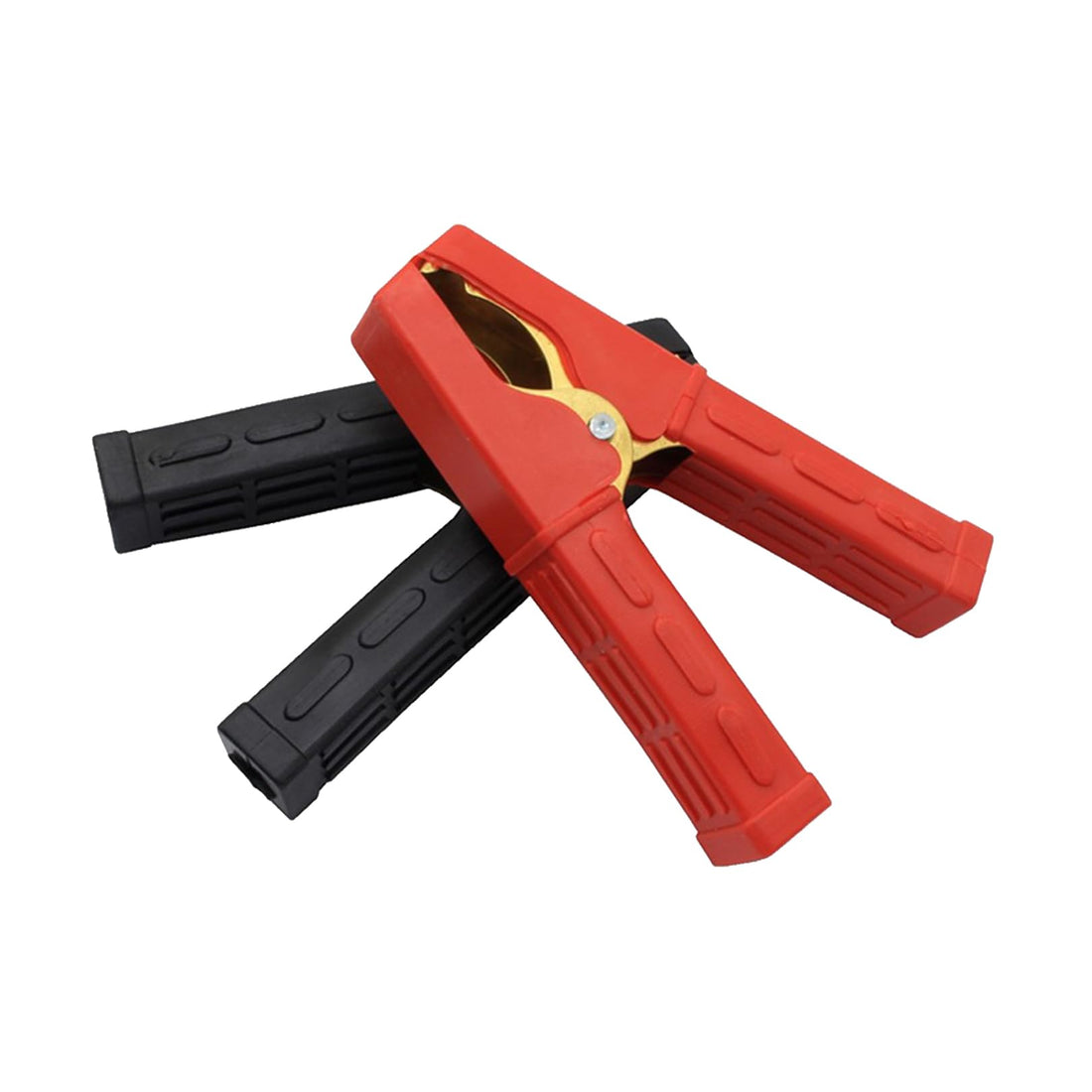 Pack of 2 200 A Crocodile Clips, Starter Cable Clamps, Alligator Clips, Jump Leads, Car Battery Clips, Starter Cable, Crocodile Clips, Jumper Cable Clips, Insulated Starter Cable Clamps