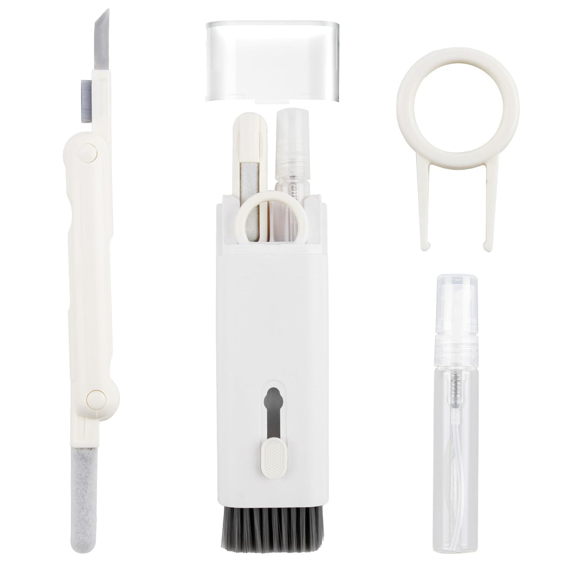 7-in-1 Keyboard Cleaning Set Keyboard Brush, Suitable for Keyboard, Screen, AirPods Pro, Laptop, Phone, PC Monitor and Camera Lens, Includes Brushes and Cleaning Pen