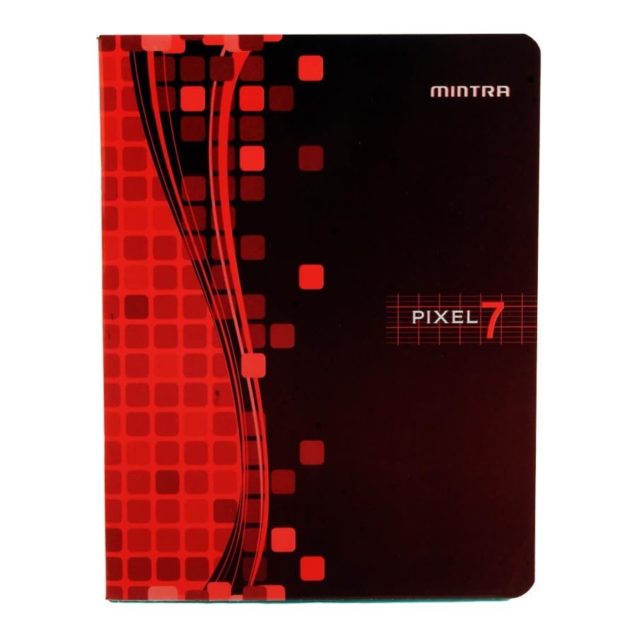 Mintra School notebook Pixel 7 Cias pin 48 sheets coated cover