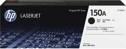 HP 150A Black Original LaserJet Toner Cartridge, Standard Capacity, 975 Pages