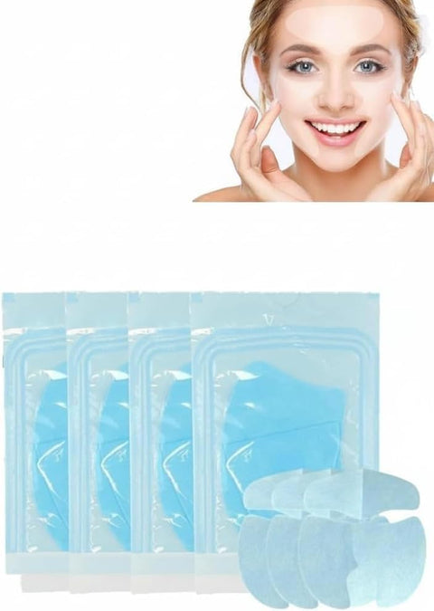 4Set of12Pcs Collagen Facial Mask - Soluble, Highly, Hypoallergenic, Essence Free, Moisturizing, Making Light Beige Smoother, Brighter, Firmer, Collagen Facial Mask, Facial Care