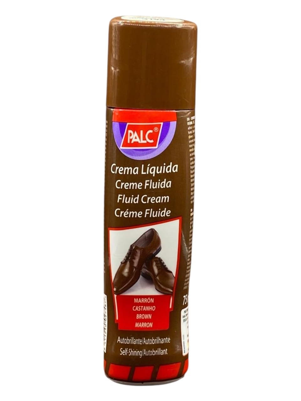 Palc Liquid Shoe Cream 75 Ml Designed To Protect Brown Leather Shoes