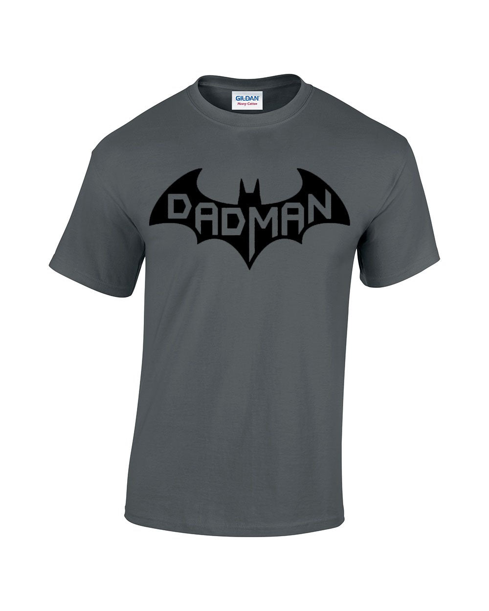 CBTWear Dadman - Super Dadman Bat Hero Funny Premium Men's T-Shirt, Charcoal, L
