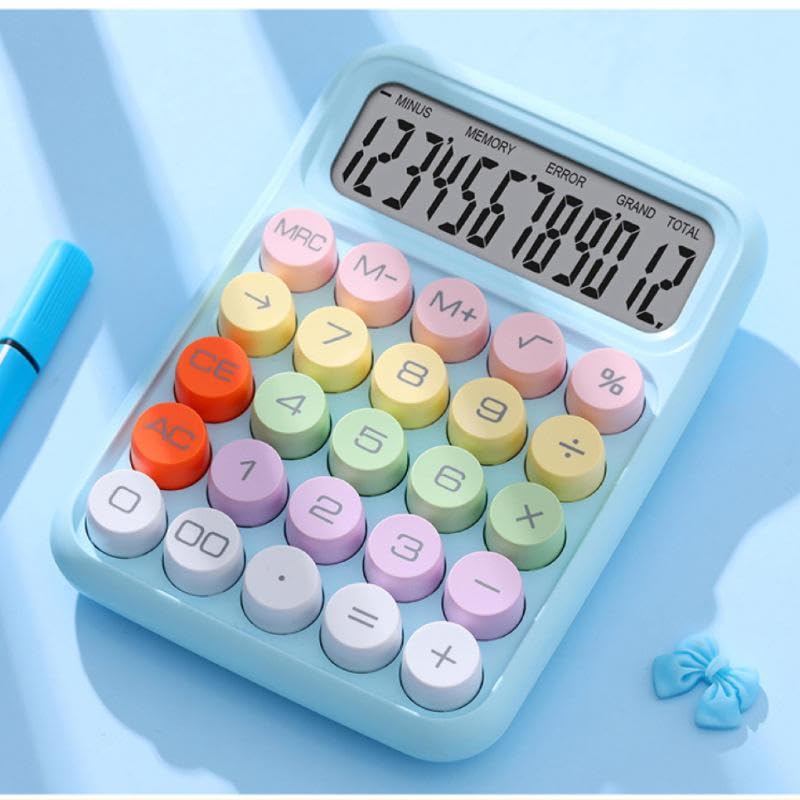 Calculator - Innovative Electronic Device for Quick Calculations and Problem Solving in Classrooms and Homes (blue)