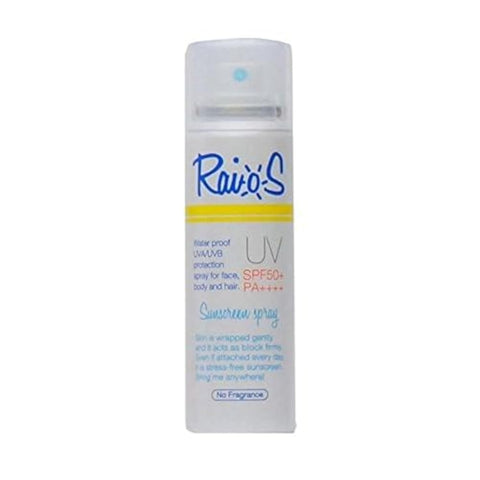 Raios Spf50+ Sunscreen Spray No Fragrance, 70 ml