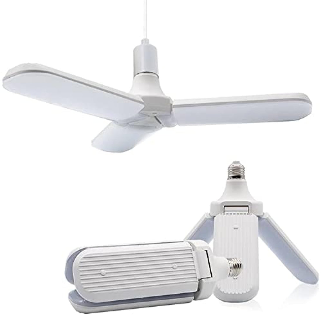 one year warranty_E27 LED Foldable Multiple Leafs Fan Bulb Ceiling Lamp Room Light92457