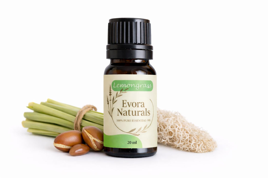 Lemongrass Essential Oil, 100% Pure, 20ml, with Fresh Long-Lasting Scent for Diffuser, Relaxation, Massage, Hair & Skin, Dilute Before Use