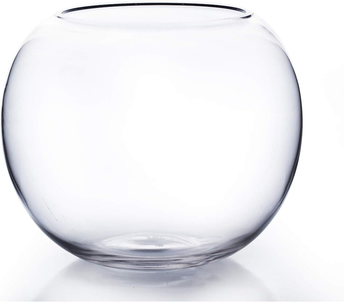 Portal AE Round Glass Fish Tank. Crafted with clear glass.