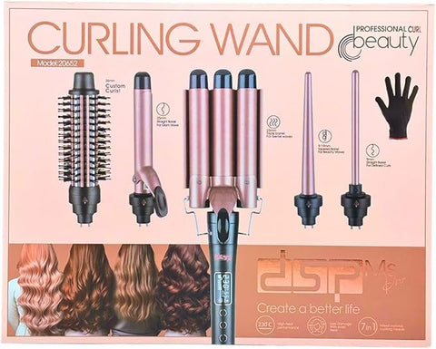 DSP Professional Hair Curler Set 7 in 1