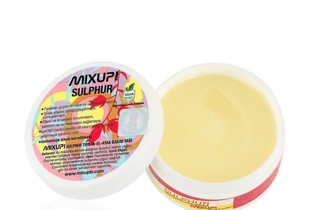 Nail strenght and Foot Care Cream, Vegan Formula, Yellow, Professional Strengthening Treatment, 65ml