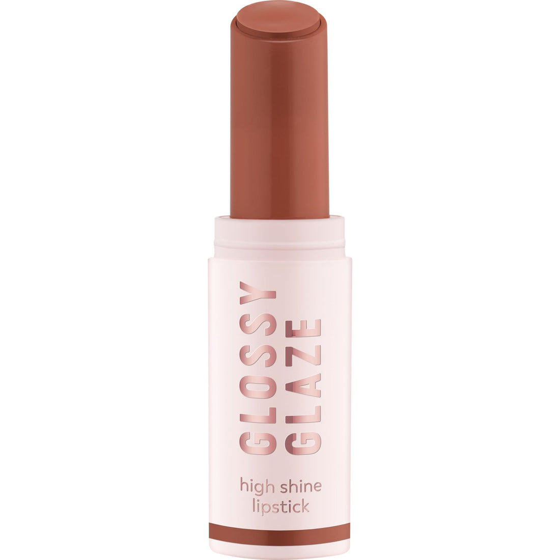 Essence Shiny Glaze High Shine Lipstick 01 Brown Highly Pigmented Glossy Colour-Intensive Vegan Oil-Free Paraben-Free Microplastic-Free 1.9 g