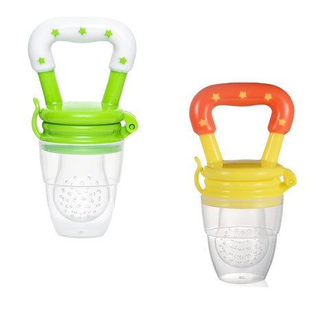 Star Nibbler | BPA-Free Silicone Star-Shaped Teething Toy | Safe & Engaging Relief for Infants | Ideal for 0-12 Months (Green & Yellow)