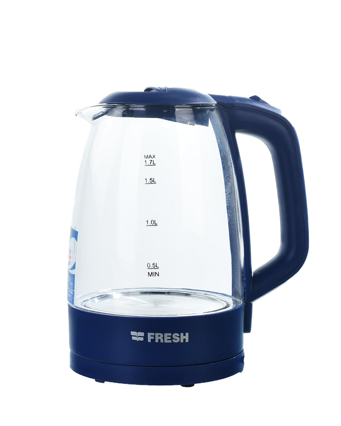 Fresh electric kettle fresh - glass - 1.7 l - assorted color