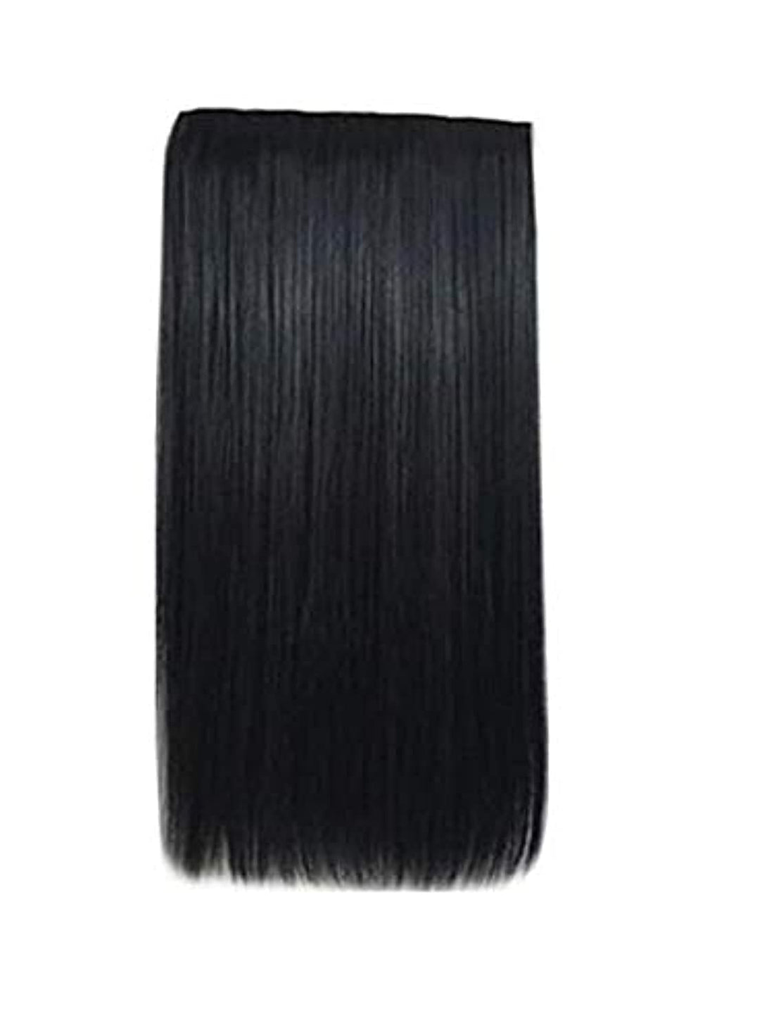 women Synthetic Hair Extension Weft With 5 clip