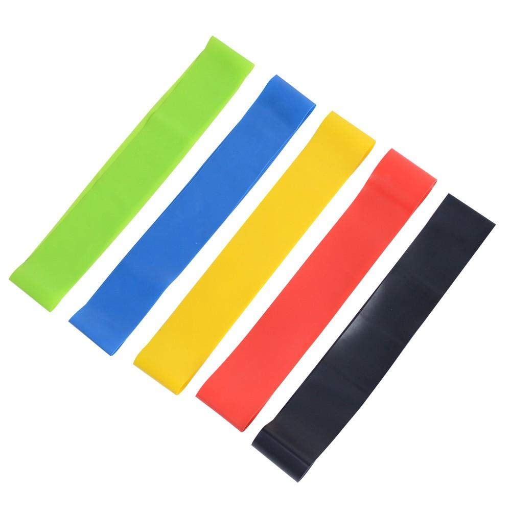 Yoga Straps Resistance Loop Exercise Bands Fitness Bands 5x power body band, workout bands for yoga rehab crossfit strength training pilates calisthenics 5pcs