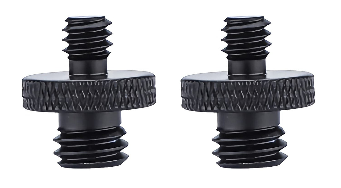 NB 2 Pack 1/4"-20 to 3/8"-16 Male Threaded Tripod Screw Adapter, Camera Screw Adapter Converter Accessories for Camera/Tripod/Monopod/Light Stand