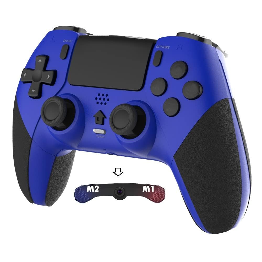 COUGAR-EGY T28 Wireless Controller for PS4, White and Black, with Turbo Function and Vibration, Compatible with Steam, Desktop PC, Notebook and PS4 (Red).