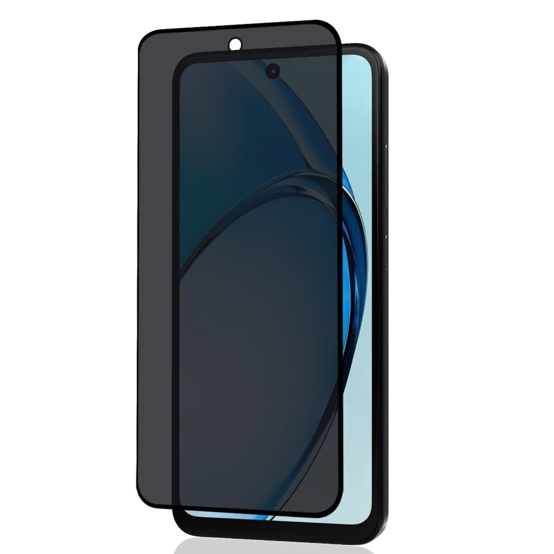 Teenrpov 1Pcs Tempered Glass for Oppo A60 Anti-spy Screen Protector 9H Hardness Anti-Scratch Anti-Spy Privacy Screen Protector Film for Oppo A60