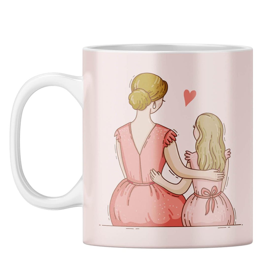 YuBingo Birthday Gift for Mom - Coffee Mug, Printed Tea Cup, Best Mother's Day Gift from Daughter (White, Ceramic, 320ML)