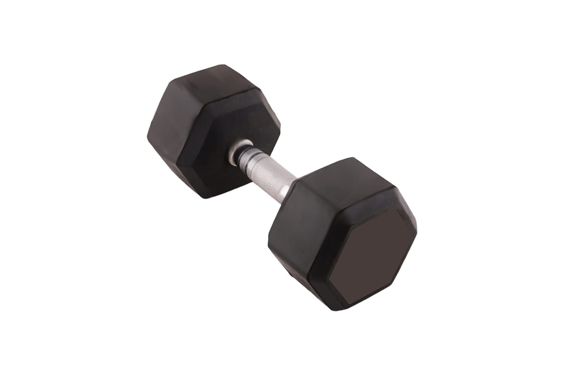 Dumbbell 10 Kg For Workout - Black - Rock-rh-107