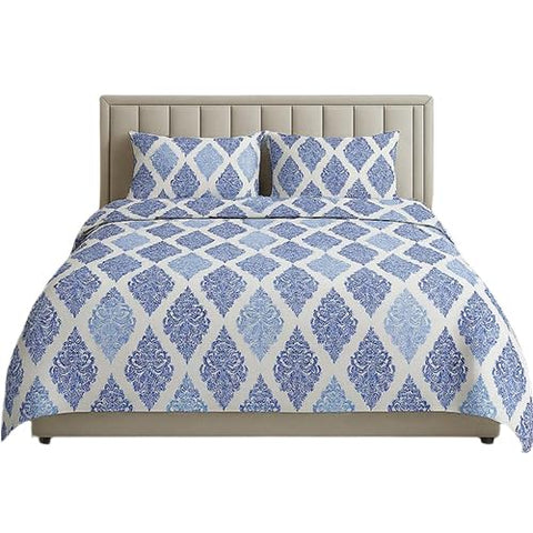Flat bed sheet set 3pcs,220 * 235 cm + 2 Free Pillowcases, Royal design